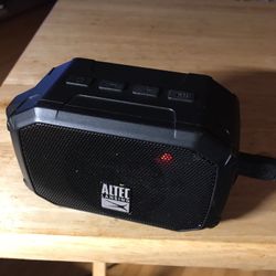 Black altec lansing bluetooth speaker