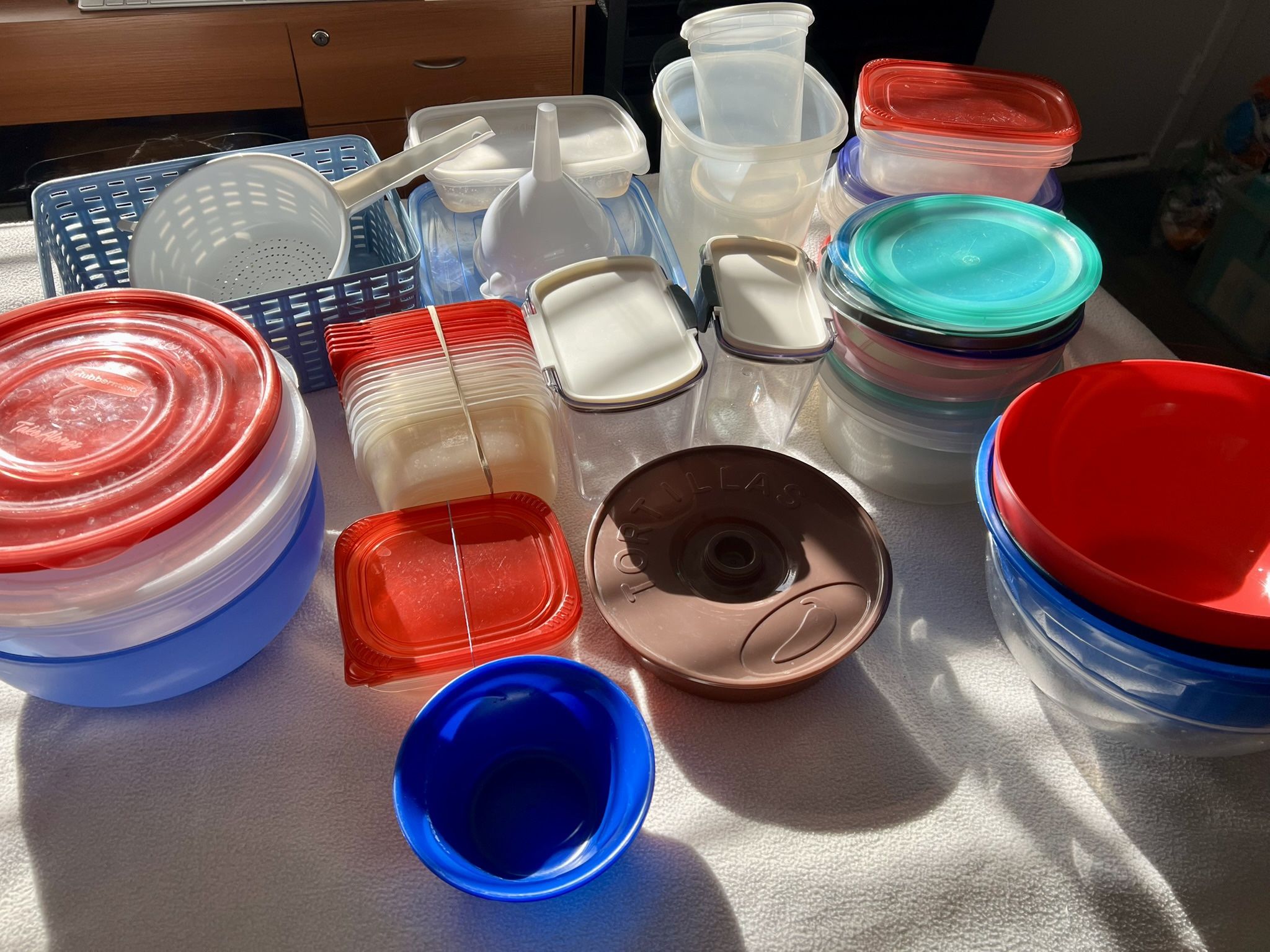 Huge Assortment Of Storage,Mixing Bowls, Salad Bowls, Leftover Storage Containers 