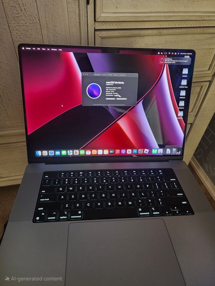 Apple MacBook M1 Pro 16in