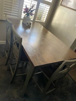 Wood table