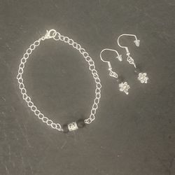 Earrings And Bracelet Set