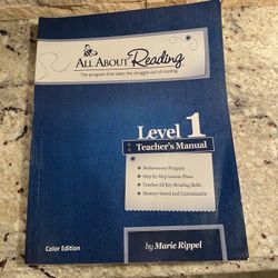 All About Reading Teacher's Manual Level 1