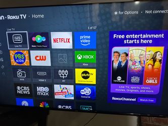 65" Onn. Roku Smart TV