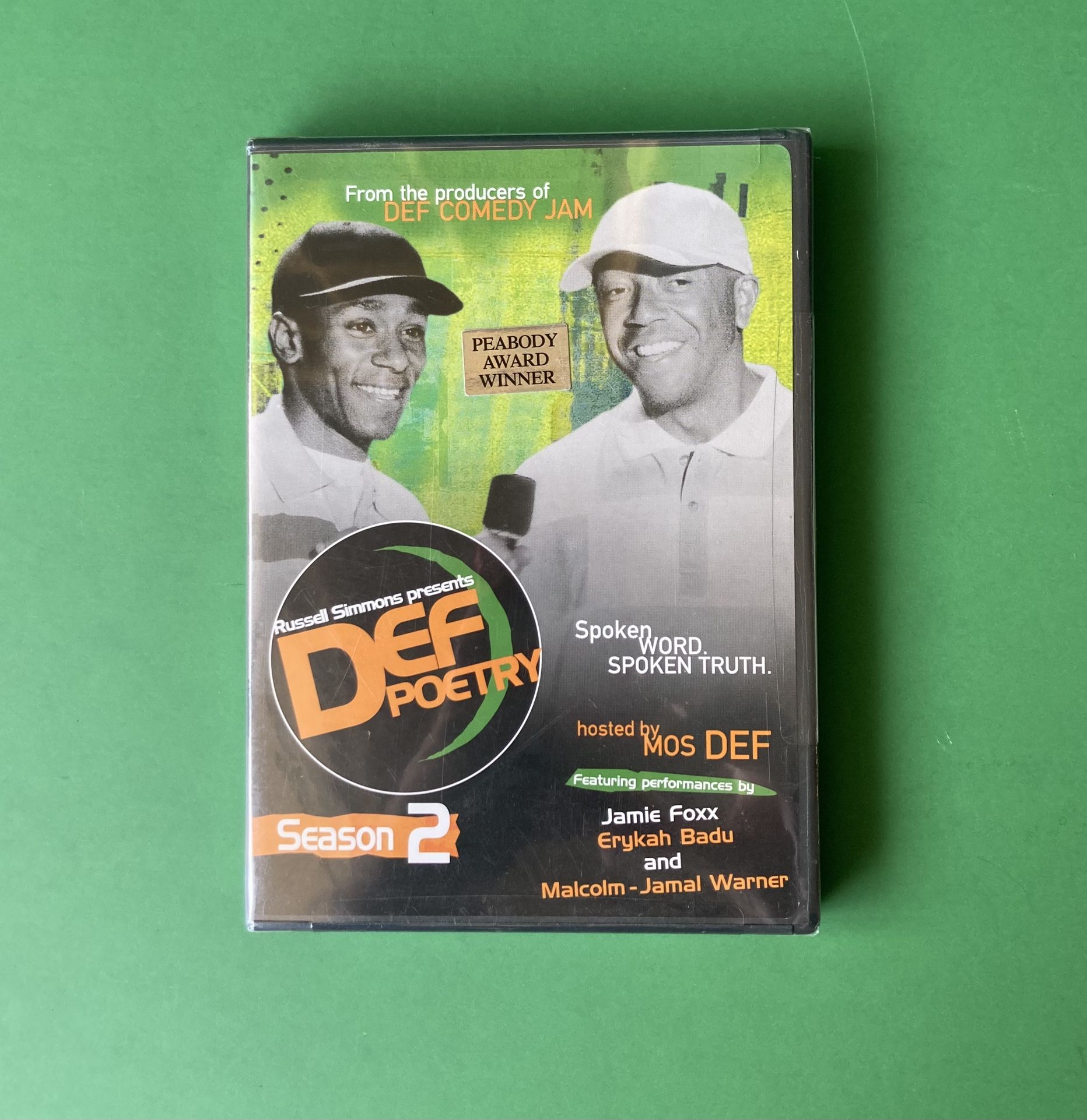 Def Poetry Season 2 DVD Factory Sealed Ft Mos Def 2005 HBO Video Badu Foxx