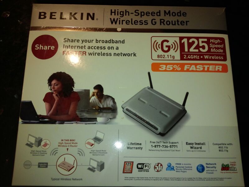 Belkin high speed router