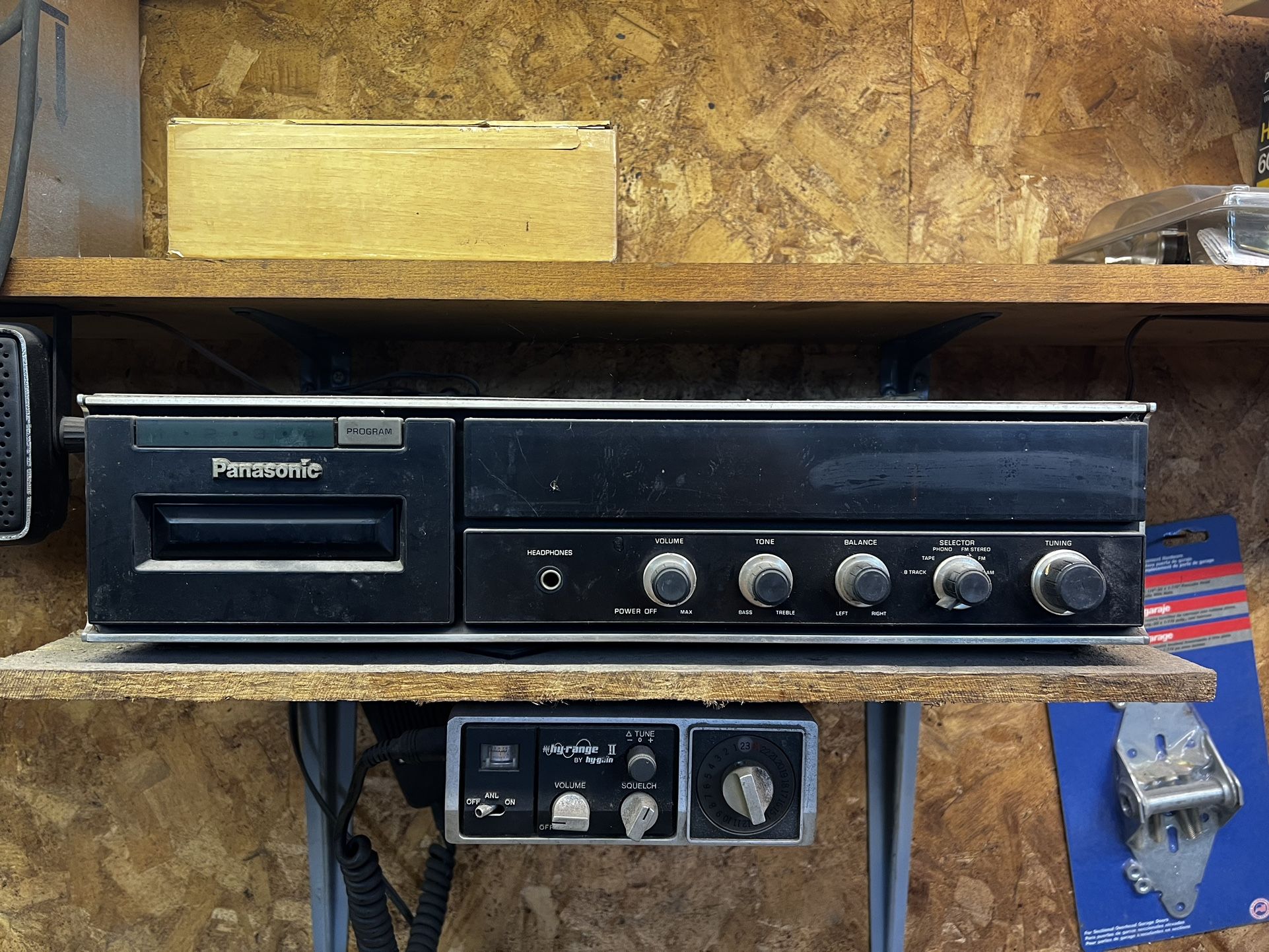 Vtg Panasonic RE-8174 AM FM Stereo 8 Track Player Amplifier Receiver System