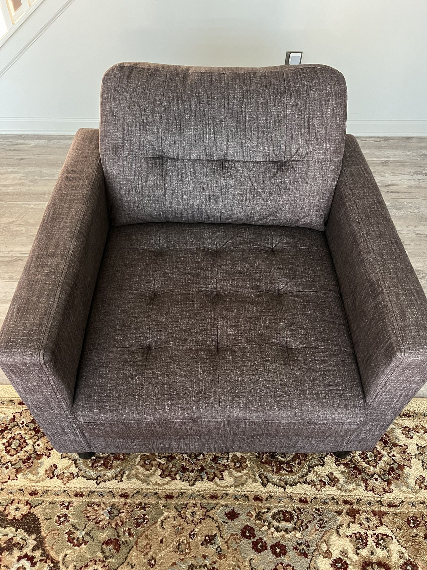 Brown Sofa Chair - Pet Free - New
