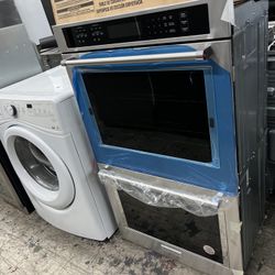 New Stainless Steel Kitchen Aid 30” Double Oven Built In