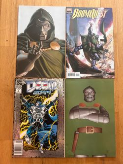 Dr Doom Marvel 4 Comic Book Lot 1:25, Alex Ross