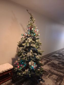 Artificial Christmas Tree with Lights