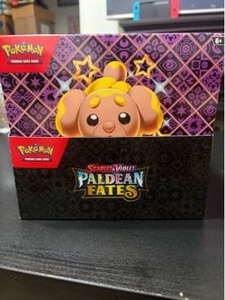 Paldean Fates Tech Sticker Display *NOT SEALED*