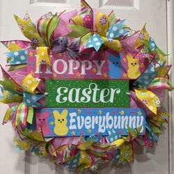 Hoppy Easter Every bunny Wreath