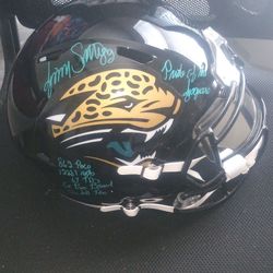 Signed Jacksonville Jaguars full size helmet