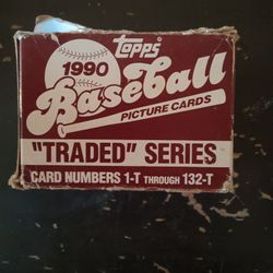 1990 Topps Baseball Card "Traded" Series Set