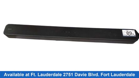Sony Ht-s1-00f Black Home Sound Bar Speaker