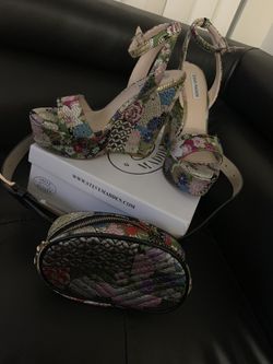 Steve Madden Heels and belt bag