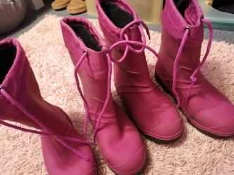 Rain/Snow boots ( two pairs)