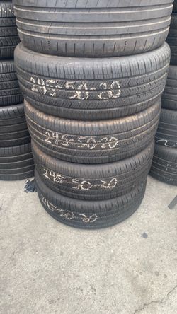 4:245/50R20used tire$400