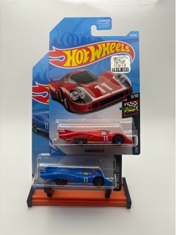 Hot Wheels Lot 2x Porsche 917 LH Factory Sealed Red and Blue 2019