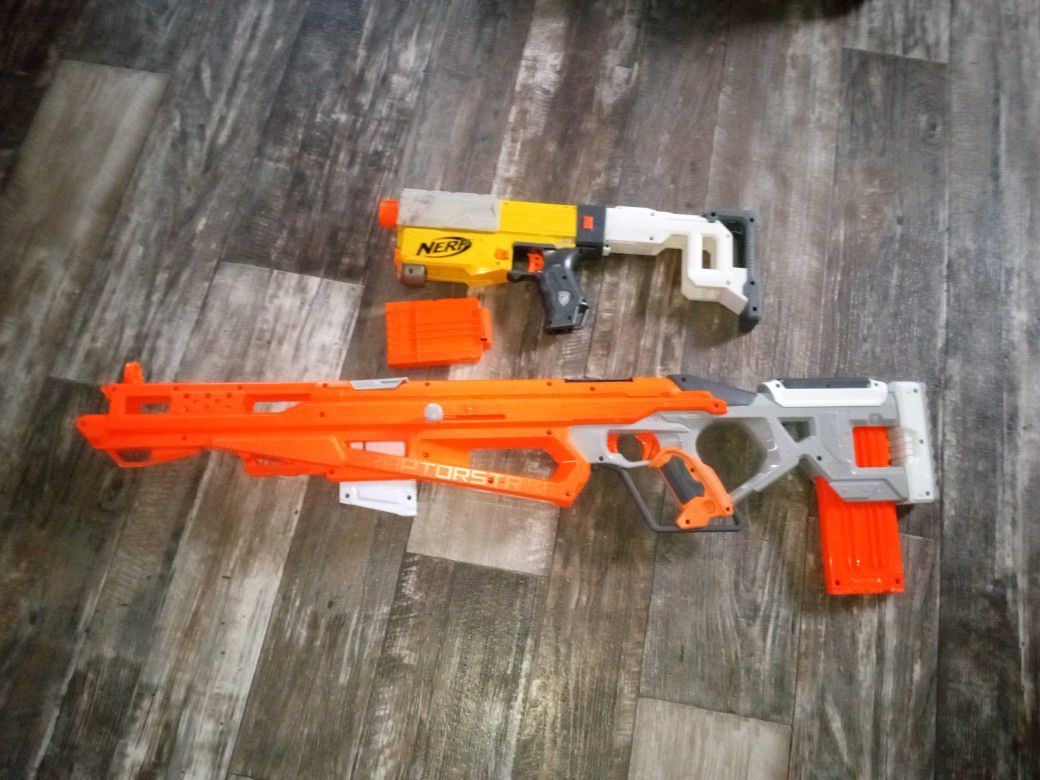 Nerf Guns /30.00 For Both 