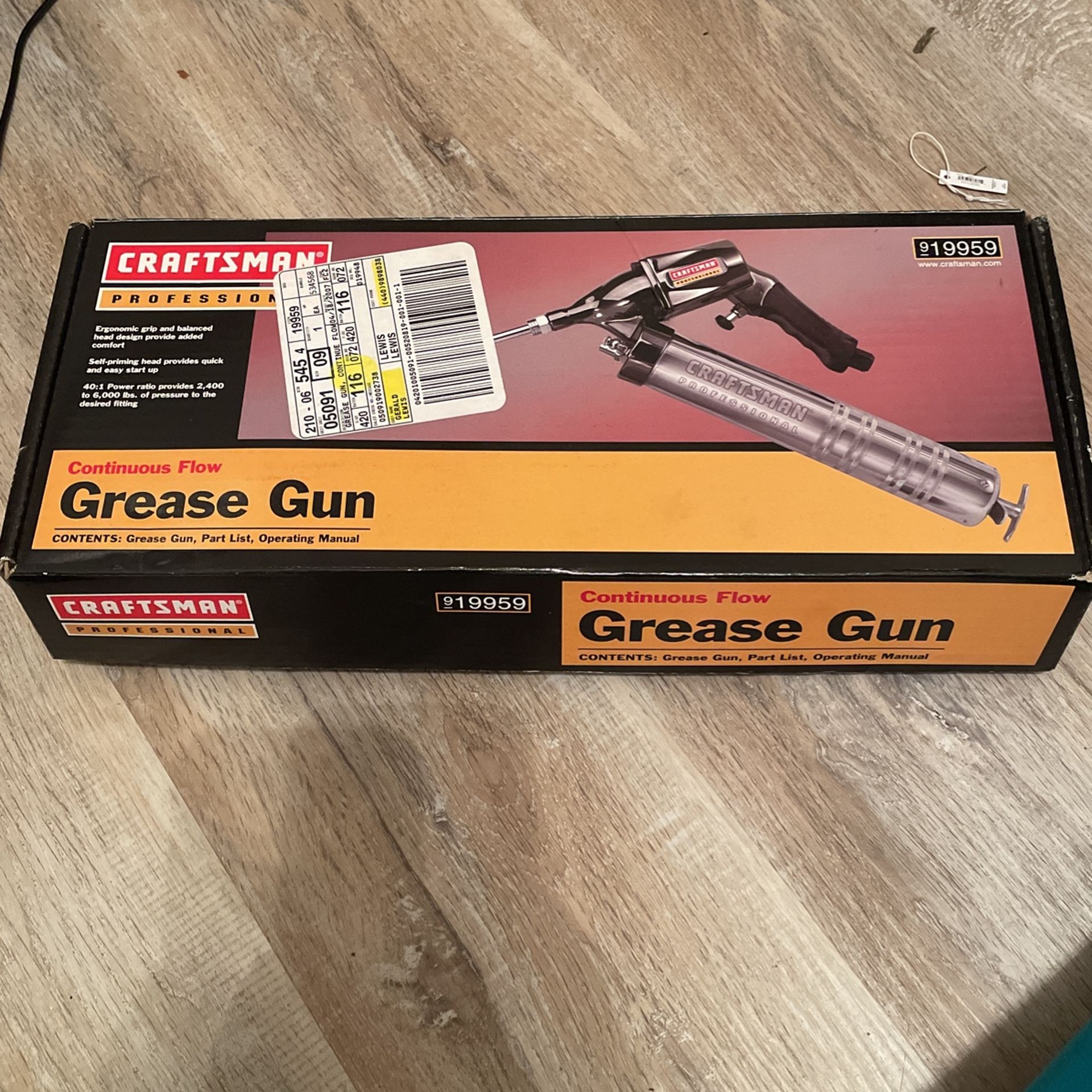 Craftsman Grease Gun