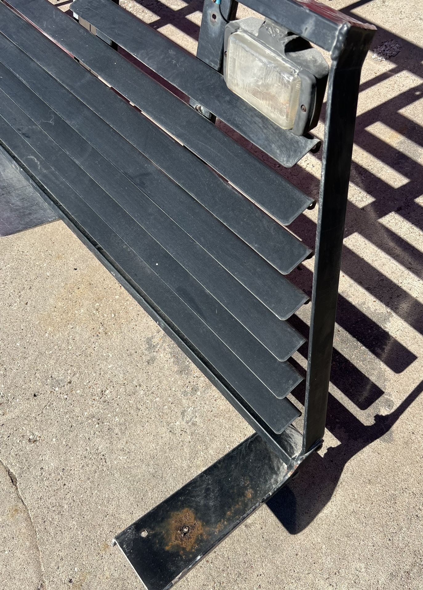 Weather Guard steel headache back window cab rack protector