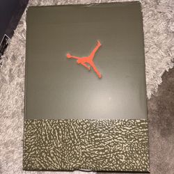 Jordan 3 “family Affair”. Olive Green Size 12.