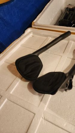 Bike Armrest  Black Carbon Fiber