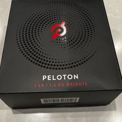 Peloton 3 lb (1.4 kg) Light Weights – Brand New, Fits Bike Storage