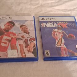 PS5 Games Bundle NBA 2K21 Madden NFL 22