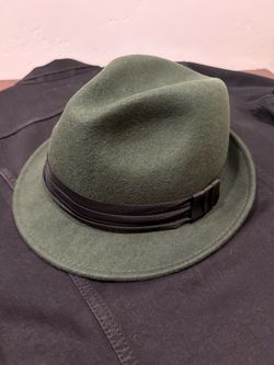 Broner olive green fedora