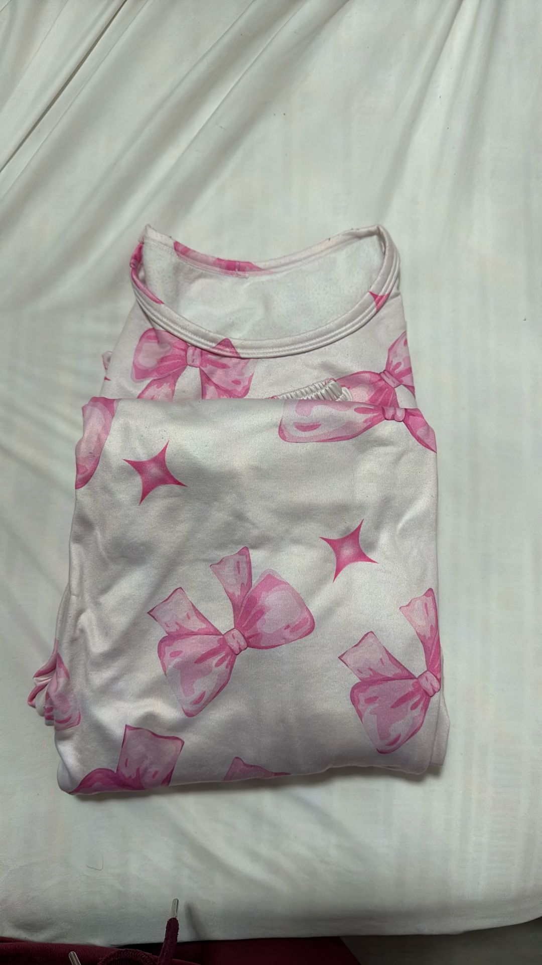 Women SHEIN Bow Pjs