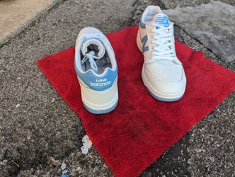 New Balance Light Blue And White
