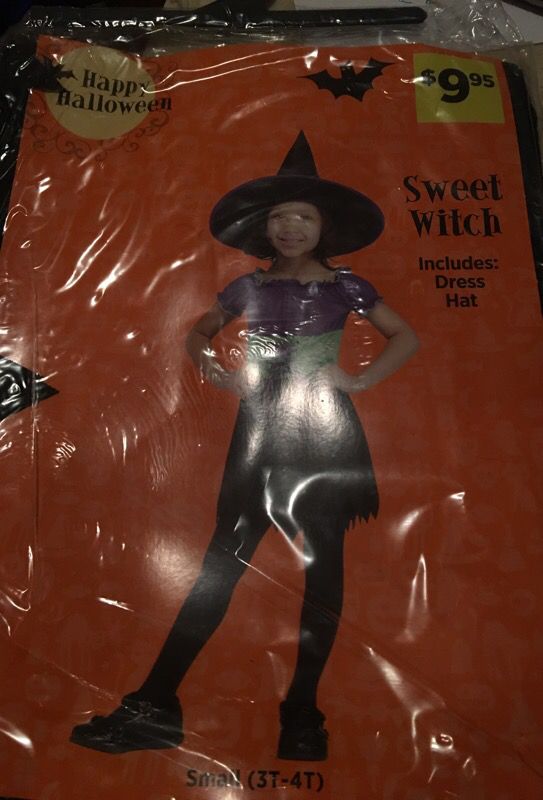 Children’s sweet witch costume 3t-4t Halloween