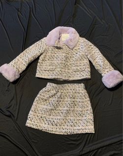 Girls Jacket And Skirts Set