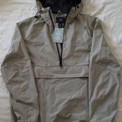 H&M Beige Hooded Anorak Jacket 