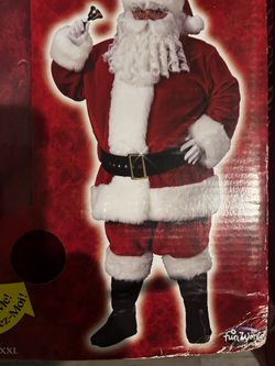 Regency Plush Santa Costume High-Quality