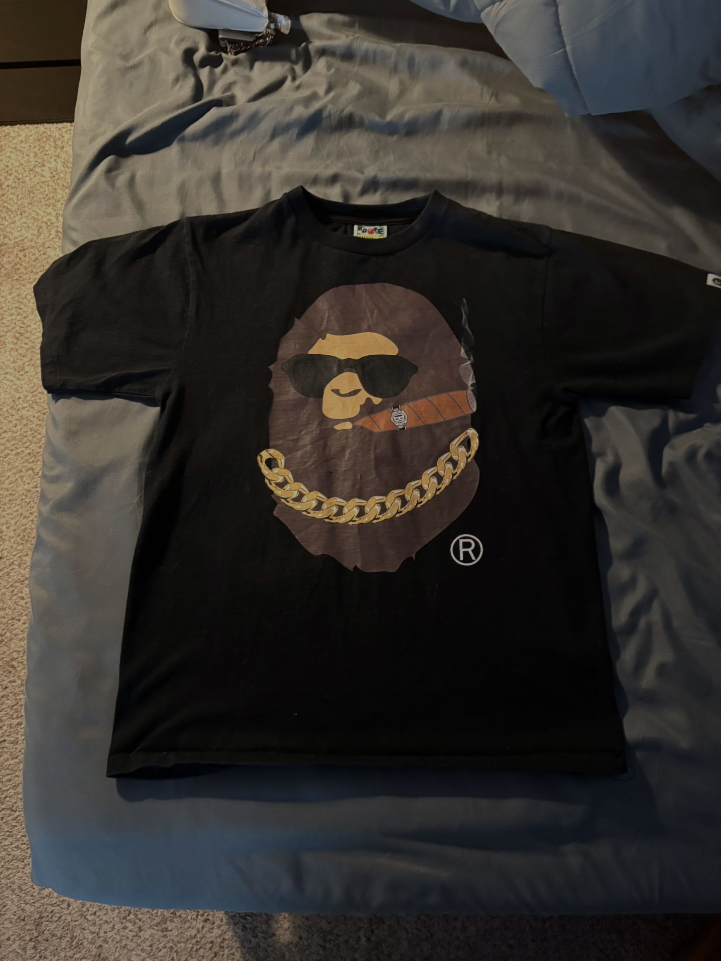 BAPE “BOSS TEE” BLACK AND AUTHENTIC