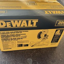 7 1/4 inch miter saw brand new in the box with battery and charger