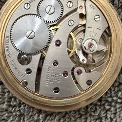 Vintage Elgin Pocket Watch Star Case 10KT Rolled Gold Plate