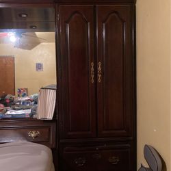 ARMOIRES, Dark Brown Wooden