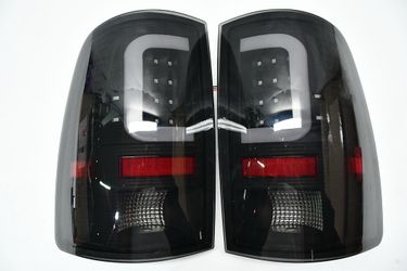 LA Zona Auto Parts 2009 to 2017 Dodge Ram LED Smoked Tail Lights Luces Micas Calaveras Ahumadas