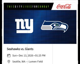 Seahawks tickets