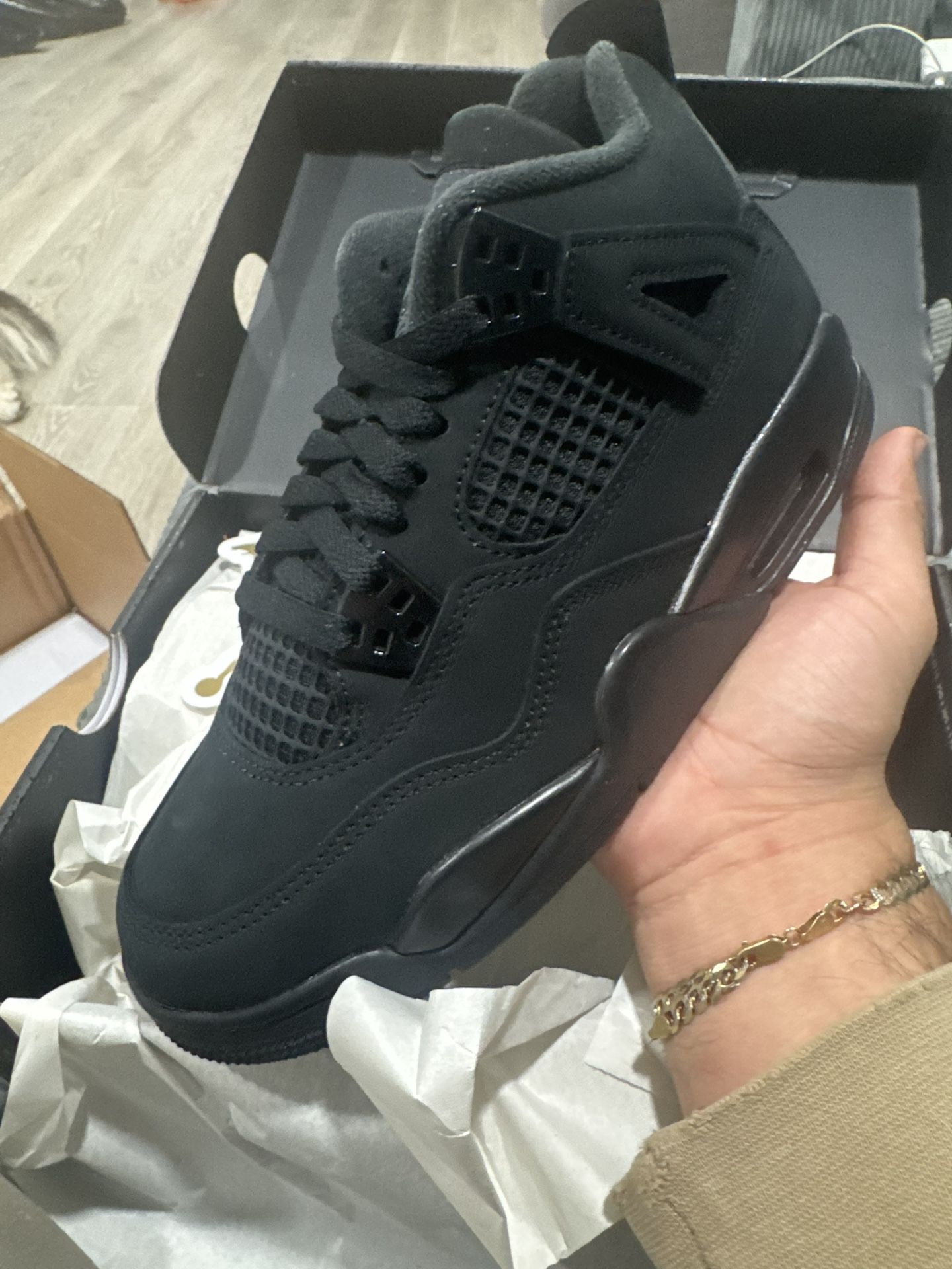 Jordan 4 Retro Black Cat Retro Size 6y