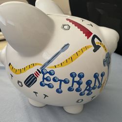 FREE Ceramic Piggy Bank, “Ethan”