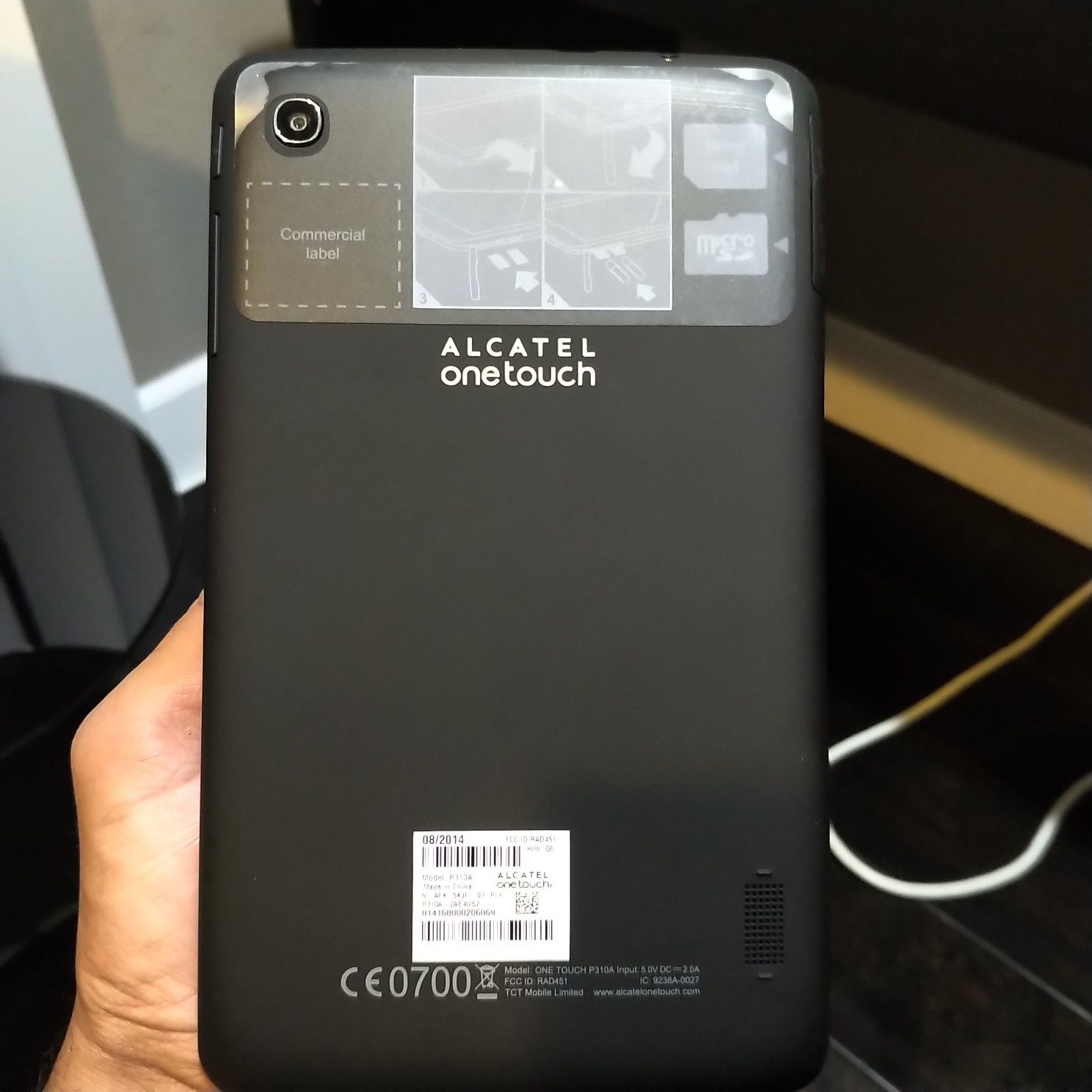 Alcatel one touch tablet - SIM card capable