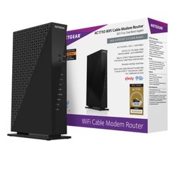 NETGEAR - AC1750 DOCSIS 3.0 Cable Modem + WiFi Router, 1.75Gbps (C6300)