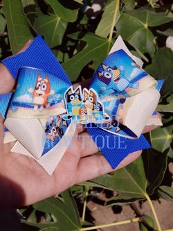 Bluey Hair Bows $5 Each