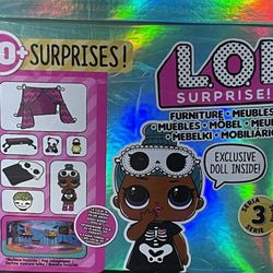 LOL surprise meubles Furniture Sleepover with Sleepy Bones 10+ set! NEW!!!