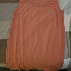 Orange Isabel Maternity Tank Top Size L